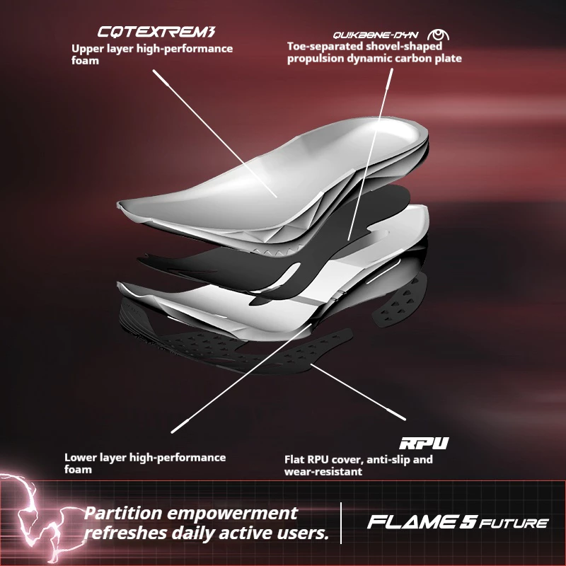 361 Degrees Flame 5.0 Future รองเท้าวิ่ง 672612207 thumbnail 4