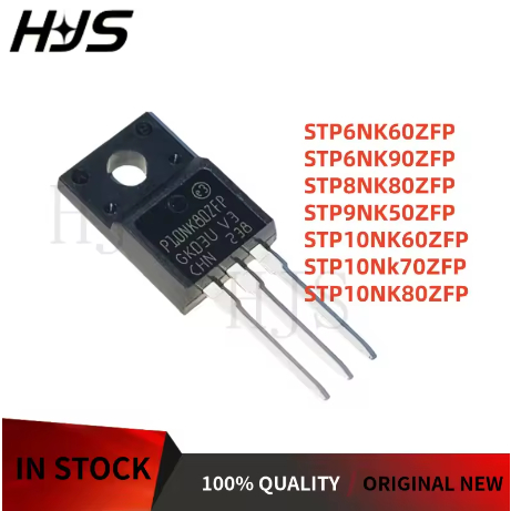 5 ชิ้น* STP8NK80ZFP STP6NK90ZFP STP6NK60ZFP STP10NK70ZFP STP10NK60ZFP STP9NK50ZFP10NK80ZFP TO-220F ห