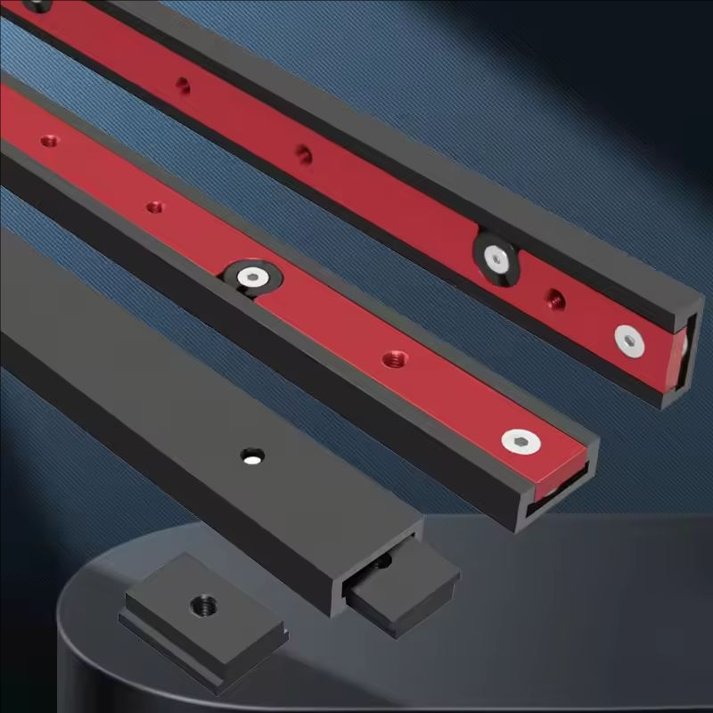 500MM T30 T-track Slot Miter Track Jig With T-slot Woodworking DIY Tool Miter Gauge Guide Chute for 