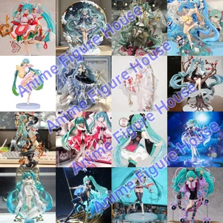 Hatsune miku Figure Lucky Bag Mystery Box Anime Figure Ornaments Cute Model Doll Wedding Dress Snow Scenery Decoration Toys