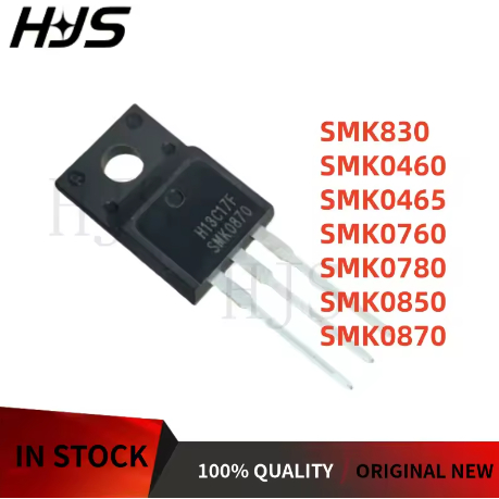 5 ชิ้น * ยี่ห้อใหม่ SMK0465 SMK0460 SMK0780 SMK830 SMK0870 SMK0760 SMK0850 TO-220F MOSFET ทรานซิสเตอ