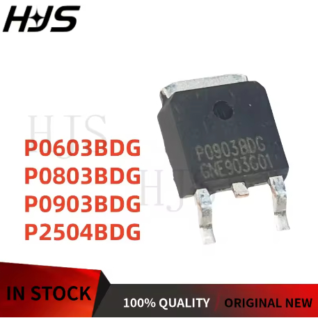 5 ชิ้น * ยี่ห้อใหม่ P0603BDG P0803BDG P0903BDG P2504BDG TO-252 P0603 P0803P0903 P2504 BDG พื้นผิว mo