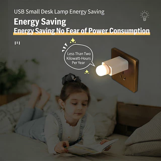 LA ไฟนอน LED USB ชาร์จ พกพา มินิ ถนอมสายตา ฉุกเฉิน สำหรับห้องนอนหอพัก อ่านหนังสือ LED ของขวัญ