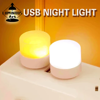 LA ไฟนอน LED USB ชาร์จ พกพา มินิ ถนอมสายตา ฉุกเฉิน สำหรับห้องนอนหอพัก อ่านหนังสือ LED ของขวัญ