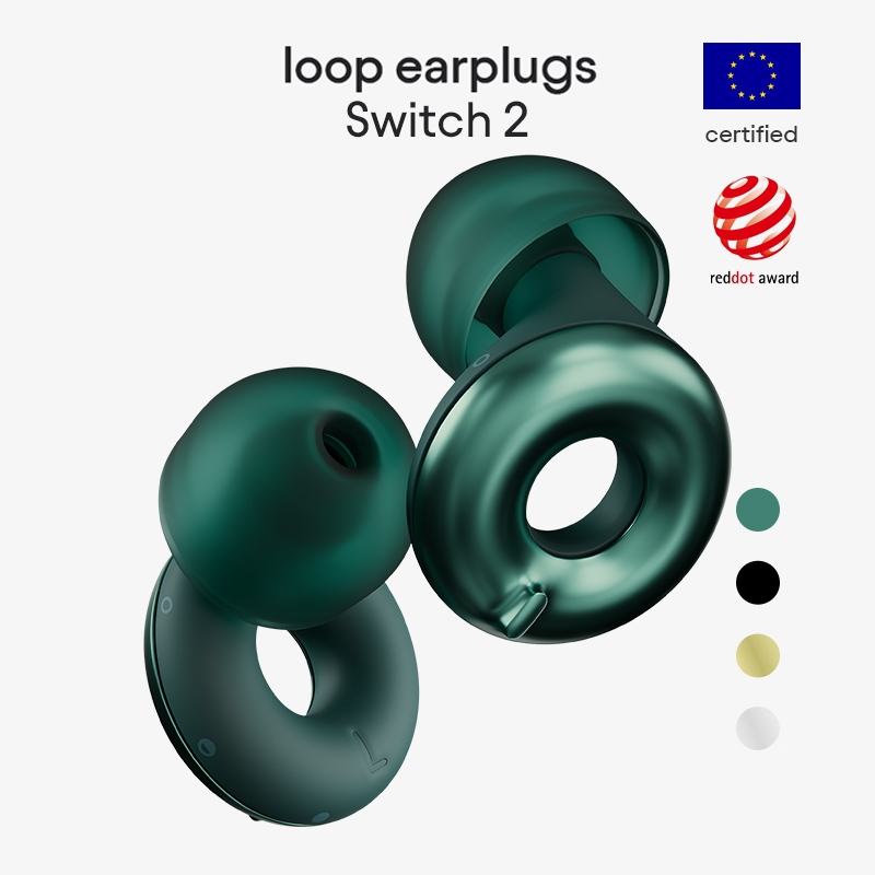 Loop Switch 2 Earplugs – ที่อุดหูลดเสียงรบกวนหลายโหมด | อุปกรณ์ป้องกันการได้ยินแบบพาสซีฟแบบปรับได้เพ