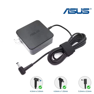 อะแดปเตอร์โน๊ตบุ๊ค ASUS (65W) 19V3.42A *มีหัว3ขนาด หัว 5.5x2.5mm 4.0x1.35mm 4.5x3.0mm สายชาร์จไฟเอซุส Notebook Adapter 1415 17F412F512