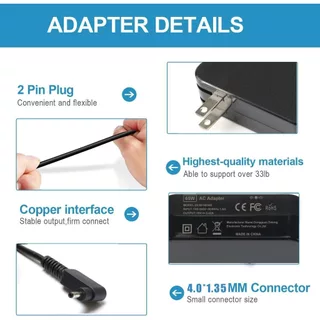 อะแดปเตอร์โน๊ตบุ๊ค ASUS (65W) 19V3.42A *มีหัว3ขนาด หัว 5.5x2.5mm 4.0x1.35mm 4.5x3.0mm สายชาร์จไฟเอซุส Notebook Adapter 1415 17F412F512
