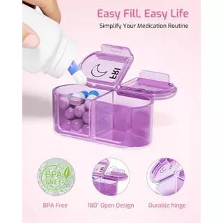 สต็อกในพื้นที่Weekly&Montly Pill Box Medicine Organizer กล่องเก็บแท็บเล็ต Travel Pill Case เครื่องจ่ายยาเสพติด,7/14/21/28/32/64/128 ตาราง,พร้อมช่องขนาดใหญ่สําหรับ F