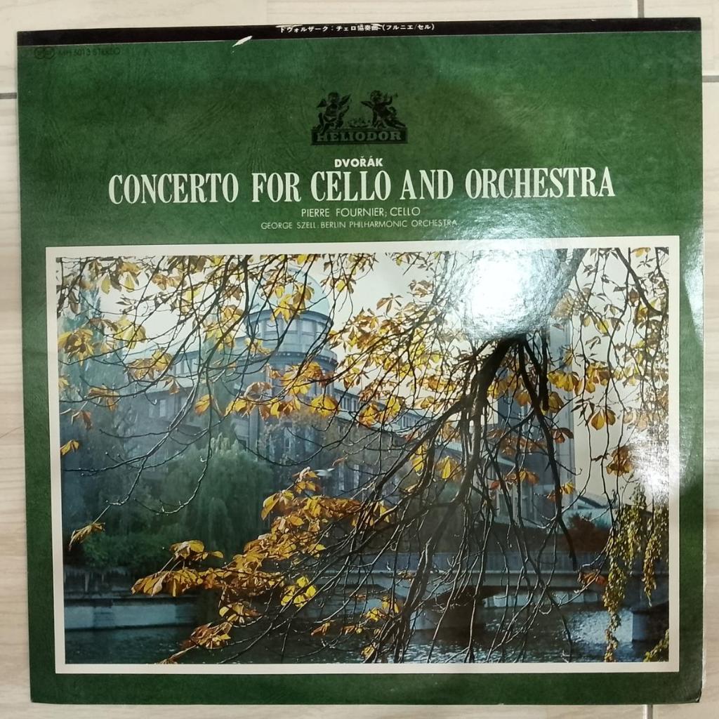 Dvorak Concerto สําหรับ Cello Orchestra fournier ไวนิล lp