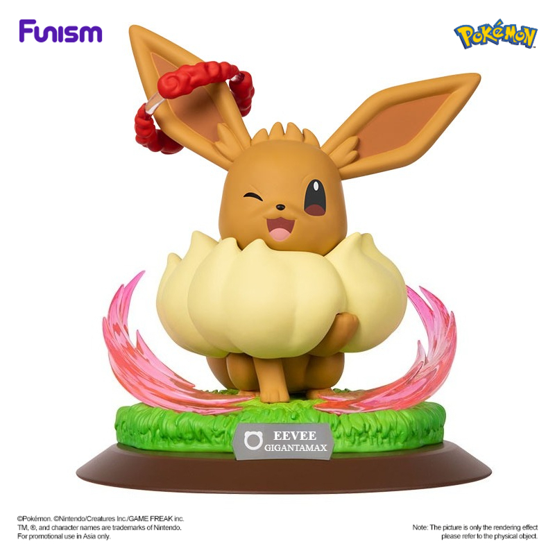 FUNISM Pokemon Twinkmont - Gigantamax Eevee รูป Series ตัวเลข Series กล่องตาบอด Series กล่องตาบอด Plush กล่องตาบอด Action ของเล่นรูปของขวัญวันเกิดของเล่นเด็ก