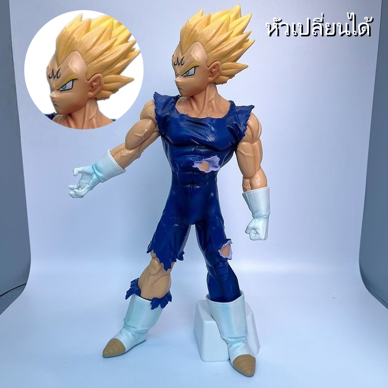 ◇รุ่นคุณภาพสูง Dragon Ball lb Mobei รูปในประเทศแกะสลักสองหัวเปลี่ยนหัวมือ Vegeta เครื่องประดับอะนิเมะรุ่น+ตุ๊กตา กล่อง โมเดล โมเดลตัวละคร