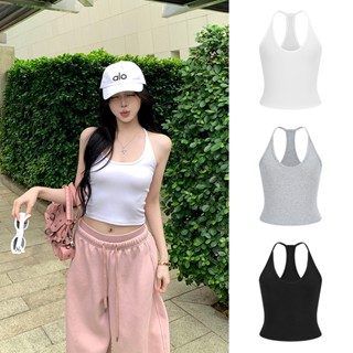 MOSESQUEEN เสื้อชั้นในสตรี สีทึบ สลิมฟิต สวมใส่สบาย ผ้าระบาย…