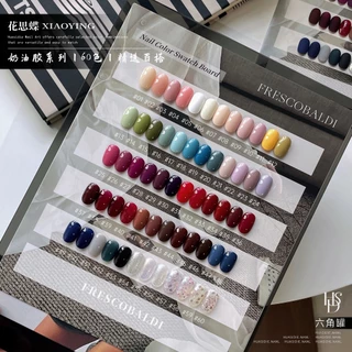 FRESCOBALDI - ยาทาเล็บเจลสีแดงมาการองวินเทจ มีให้เลือก 60 เฉดสี