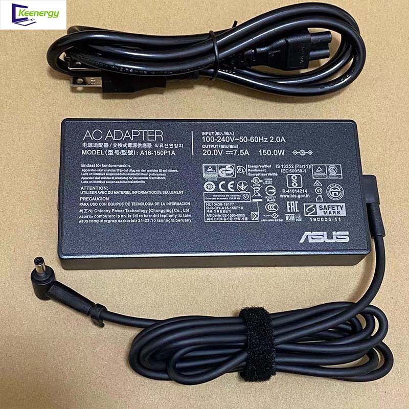 150W สําหรับ Asus vivobook pro 16 K6602V K6602VU 20V 7.5A 4.5*3.0 มม.แล็ปท็อป Charger