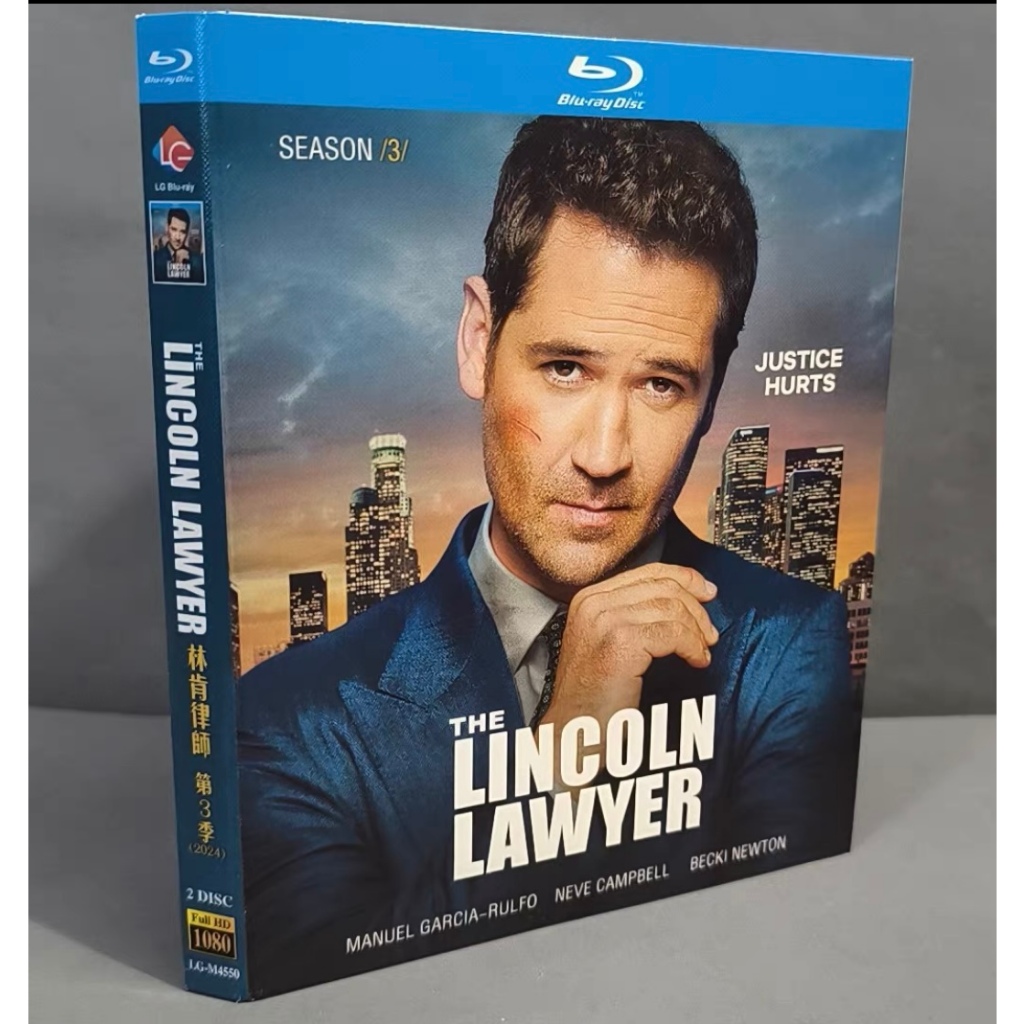 Blu-ray American Drama The Lincoln Lawyer ซีซั่น 3 1080P Hobby Collection