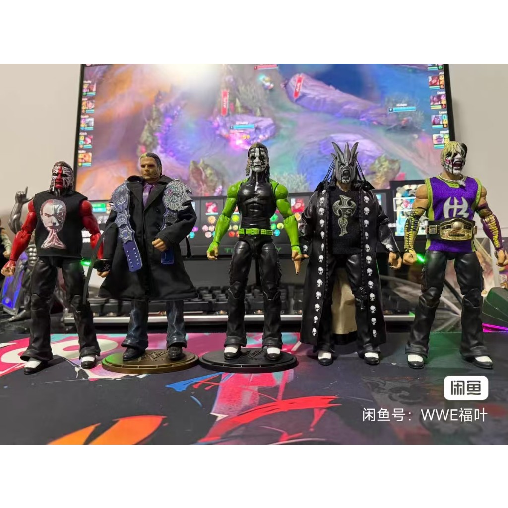 Wwe Mattel Arena Wrestlerler Action Figure Jeff Hardy Super Action Figure