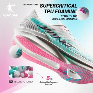 Qiaodan WIND 4.0 รองเท้าวิ่งผู้ชาย Marathon Racing การฝึกอบรมกีฬาสบาย Antiskid QDB023262298