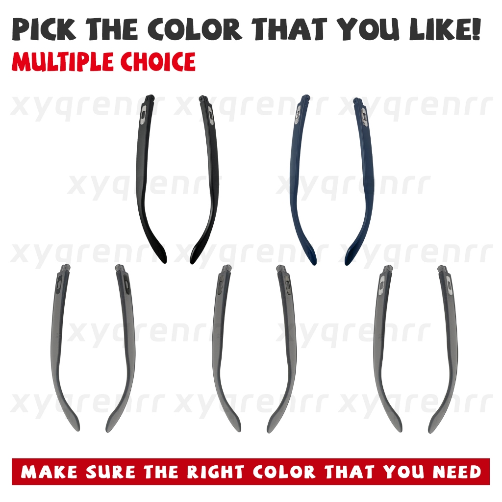 Xyqrenrr คุณภาพสูงเปลี่ยนวัดขาสําหรับแว่นกันแดด Oky Holbrook 9102/Holbrook XL OO9417