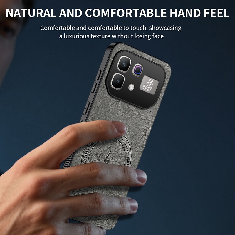 หนังแม่เหล็กสําหรับ infinix Note 60 Pro 5G 2026 เคสโทรศัพท์ไร้สายชาร์จหรูหราปลอก Note60Pro Note60 infinixNote60Pro กันกระแทกป้องกันปกหลัง ราคา ถูกที่สุด ดีลบีเคเค แกลเลอรีภาพที่ 5