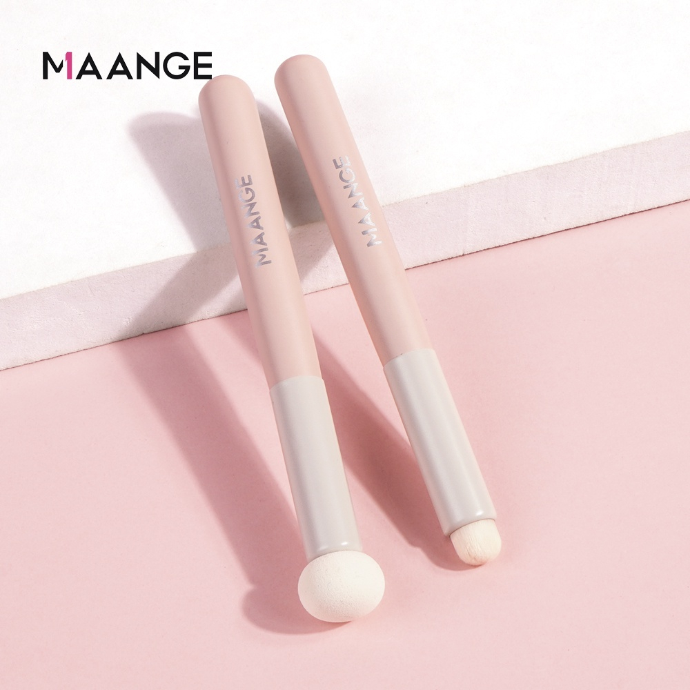 MAANGE 2 ชิ้น ชุดแปรงทาลิปสติก  คุณภาพเยี่ยม: เกลี่ยง่าย ขนแปรงไม่หลุดร่วง  51285