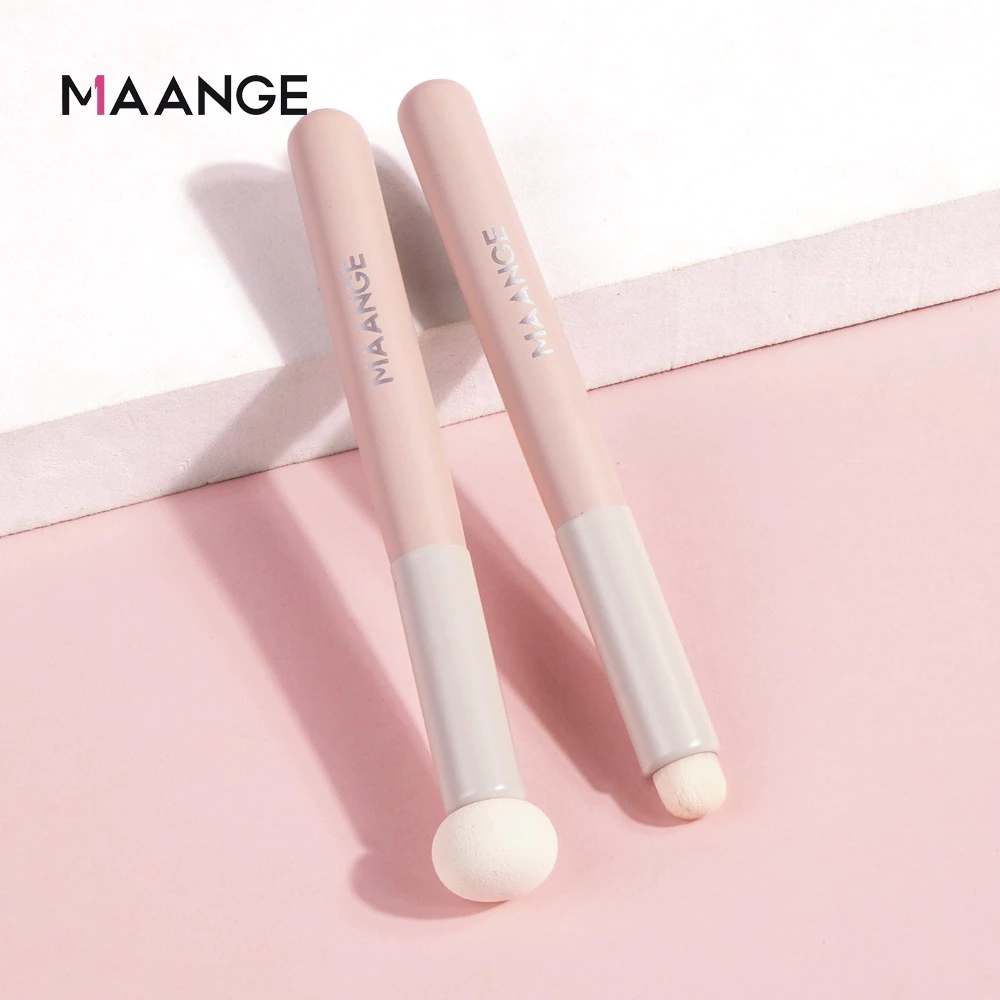 MAANGE 2 ชิ้น ชุดแปรงทาลิปสติก คุณภาพเยี่ยม: เกลี่ยง่าย ขนแปรงไม่หลุดร่วง 51285