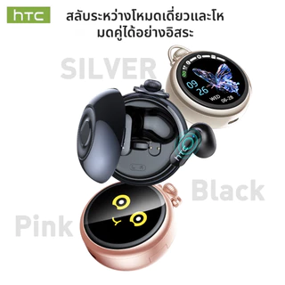 HTC NE71 หูฟังแปลภาษา บลูทูธ 6.0 แปลภาษาแบบเรียลไทม์ หน้าจออัจฉริยะ LED กันน้ำระดับ IPX6 หูฟังไร้สายเสียง HiFi ใช้ได้กับ iOS Android PC