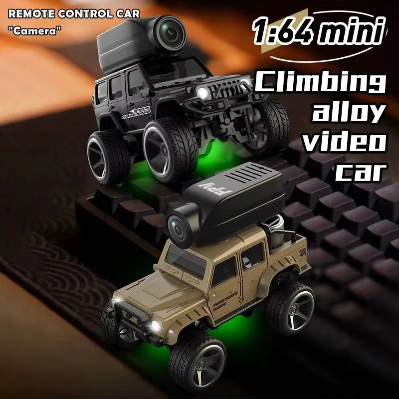 ใหม่ KF32 Mini RC Car 1:64 2.4G รถบังคับ พร้อม 720P กล้อง FPV WiFi APP ควบคุมความเร็วสูง ​​ของขวัญของเล่นรถแข่ง