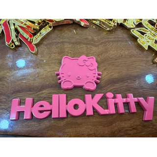 Sanrio 3D สติกเกอร์รถอะนิเมะ Hello Kitty การ์ตูน Auto Decor รอยขีดข่วน Decor Kawaii รถอุปกรณ์เสริมสติกเกอร์อัตโนมัติรถจักรยานยนต์ของขวัญ