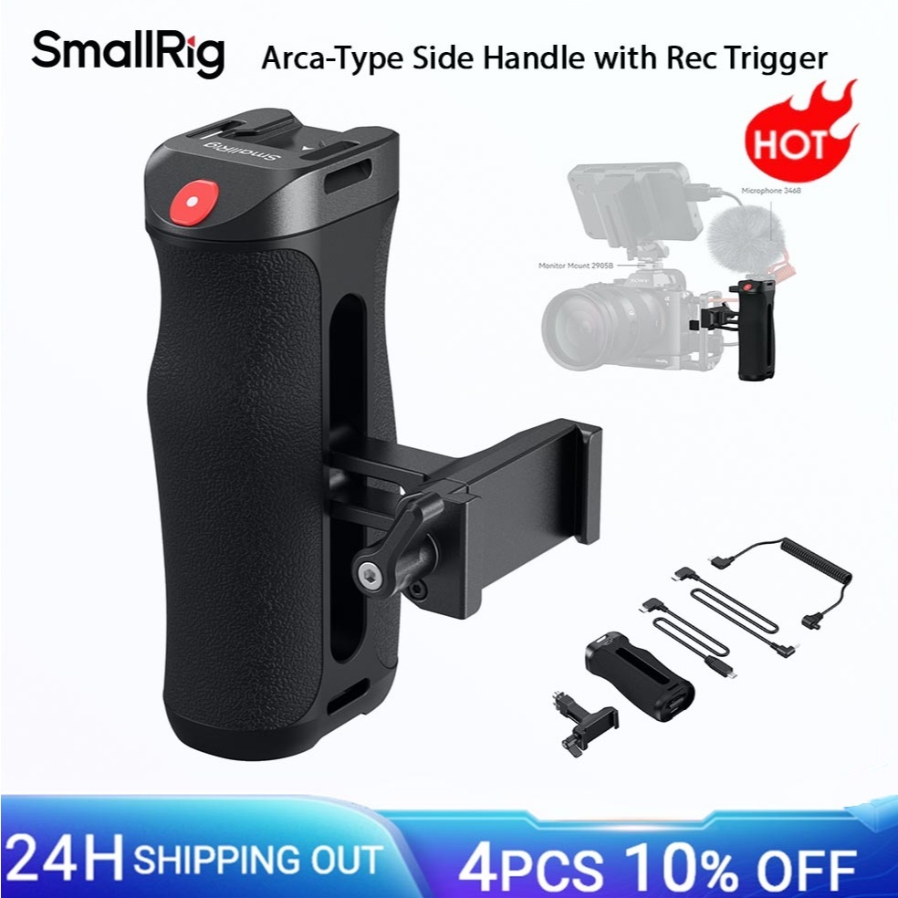 SmallRig Arca-Type Side Handle พร้อมทริกเกอร์ Rec สําหรับ Sony A7R V / A7R IV / A6600 /A6400 และกล้อ