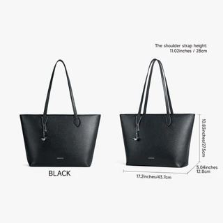 MOSSDOOM Margot Bag กระเป๋าถือผู้หญิง กระเป๋าสะพายไหล่ กระเป๋าโท้ท ความจุขนาดใหญ่ กว้างขวาง ผิวสัมผัสแบบมุก