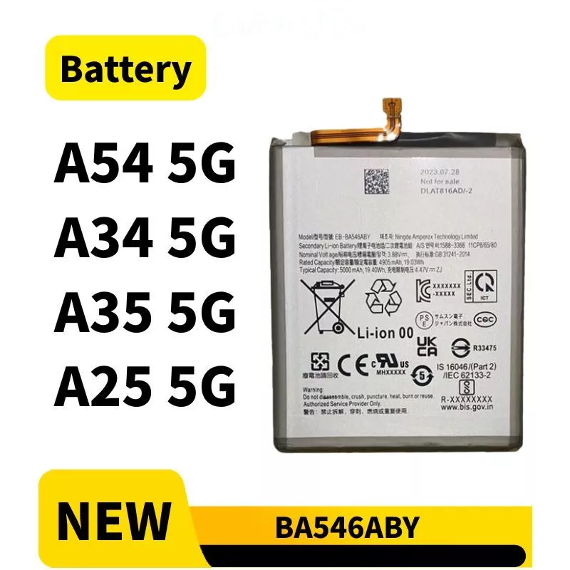 แบตเตอรี่สําหรับ for SAMSUNG A54 5G / A34 5G / A35 5G / A25 5G แบต BA546ABY