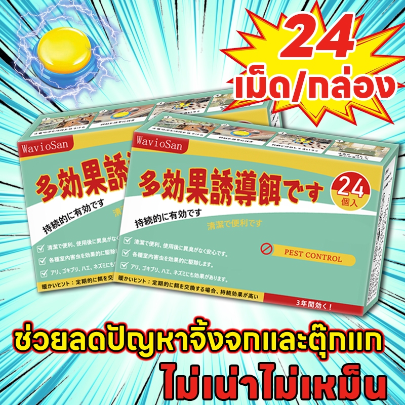 OA ยาฆ่าจิ้งจก ไล่จิ้งจก สำหรับใช้ในบ้าน 24 เม็ด/กล่อง ใช้งานง่าย ช่วยลดปัญหาจิ้งจกและตุ๊กแก