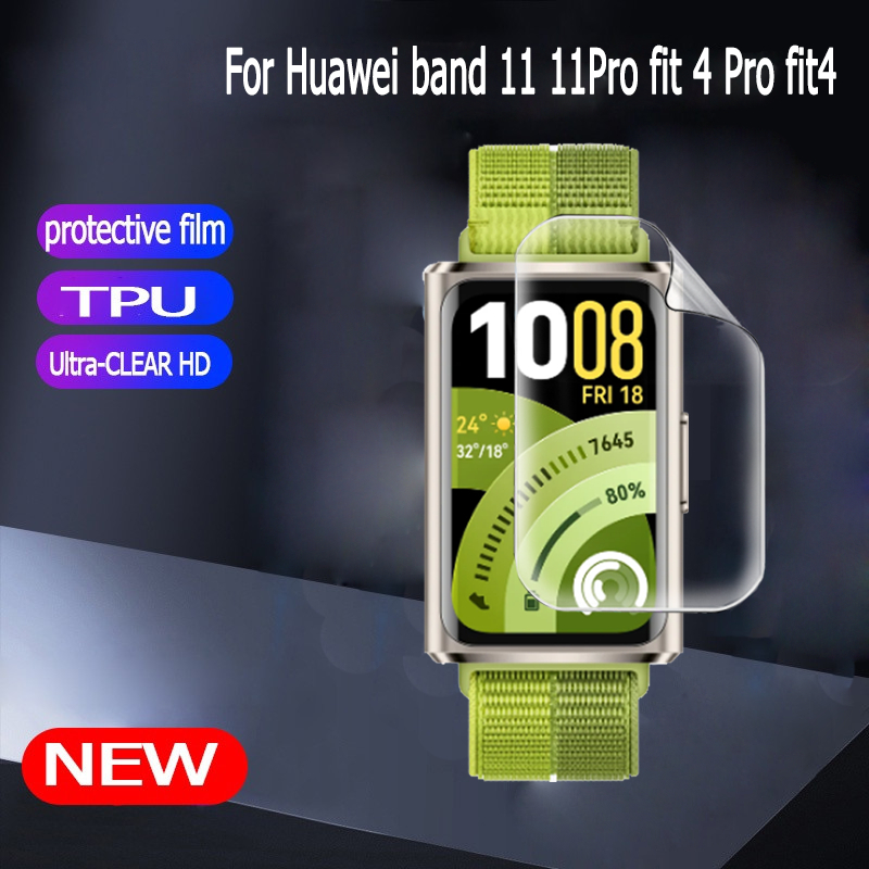 ฟิล์ม สำหรับ huawei band 11 11Pro watch fit 4 fit 3 สมาร์ทวอชรุ่นใหม่ ฟิลม์ใสกันรอยหน้าจอ สำหรับ เคส huawei band 11 Pro นาฬิกาสมาร์ท