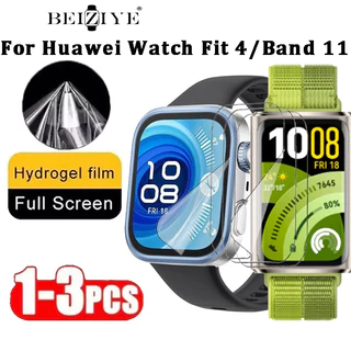 Hydrogel ฟิล์มป้องกันสําหรับ สำหรับ huawei band 11 pro ฟิล์มกันรอย สำหรับ Huawei Band 11 11 Pro Watch Fit 4 4 Pro นาฬิกาอัฉริยะ