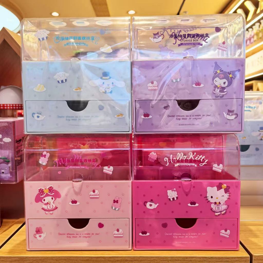 กล่องเก็บของสองชั้นตัวละคร Miniso Sanrio