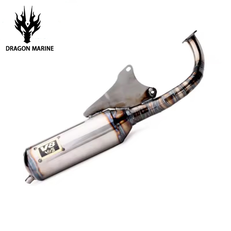 ท่อไอเสียแต่ง Full System V8 สำหรับ Yamaha JOG90 JOG50 JOG 3KJ 3YK 3YJ ZR 2T EX Poche Scooter ท่อไอเ