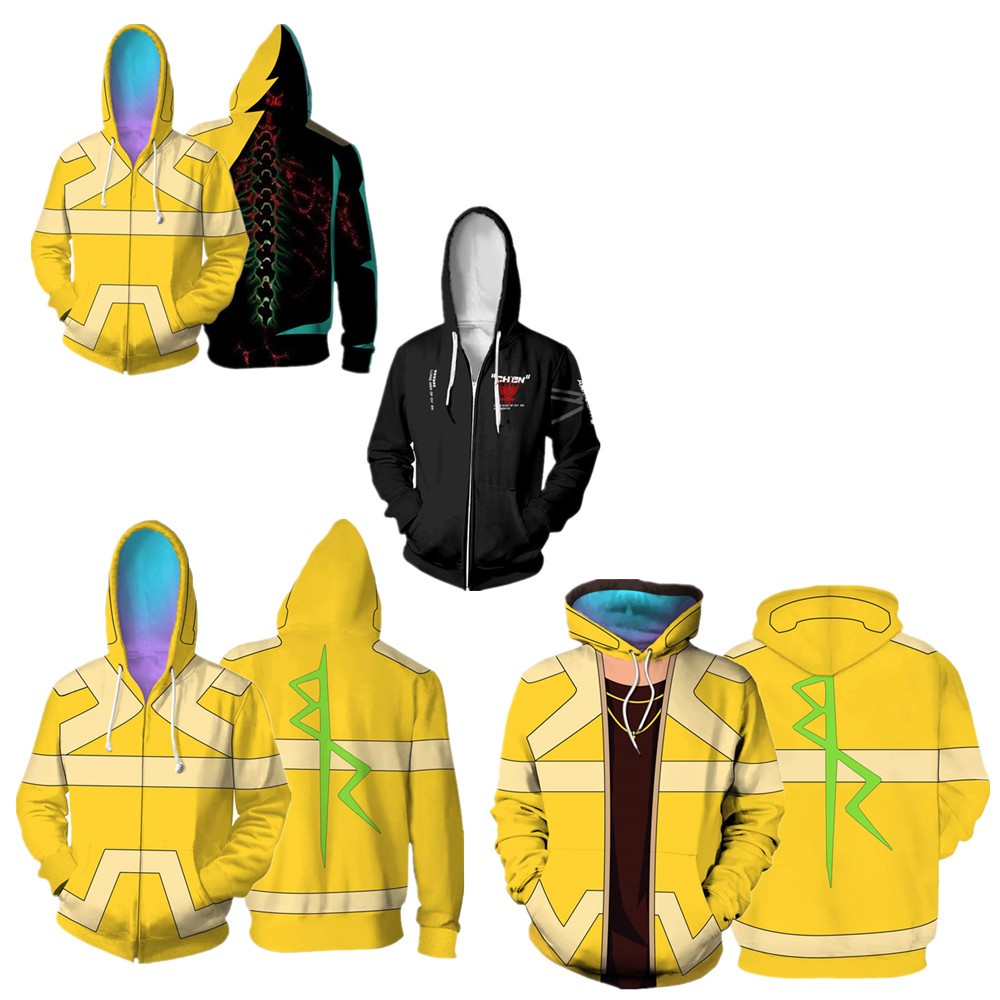 Cyberpunk 2077.Zipper Hoodie เสื้อกันหนาวพิมพ์ดิจิตอล Unisex OUTERWEAR