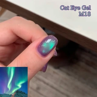 XEIJAYI 10ml - Icelandic Blue-Purple Cat Eye Gel Nail Polish เงางามยาวนาน เหมาะสำหรับงาน DIY