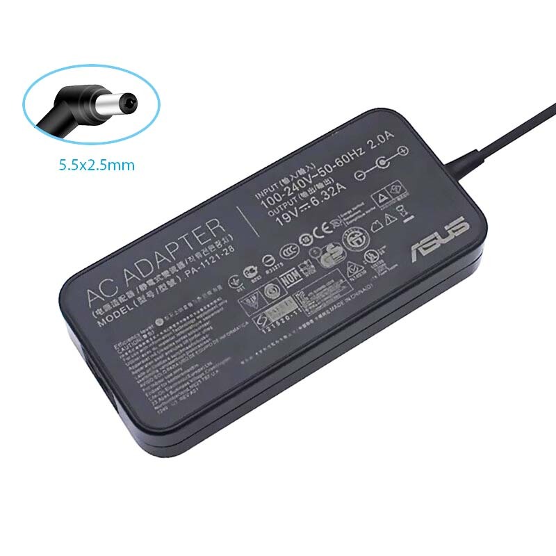 120W แหล่งจ่ายไฟอะแดปเตอร์ AC สําหรับ Asus TUF FX504 FX504G FX504GD FX504GE FX504GM