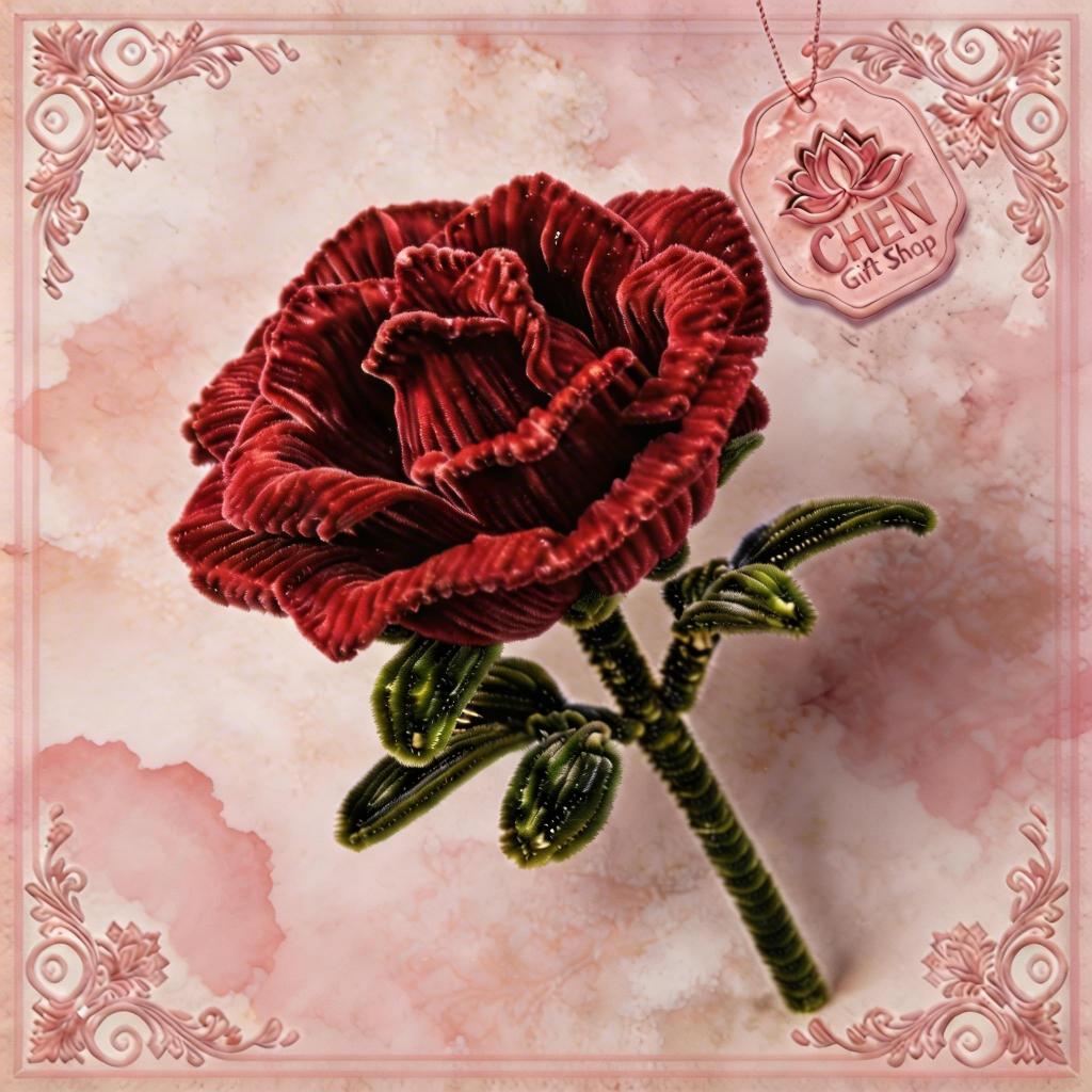 DIY Rose Bouquet Twist Bar วัสดุทําด้วยมือแพคเกจ 1 เมตร 6 ดอกไม้ยักษ์ดอกทานตะวัน Super Large Floyd ข