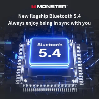 [จัดส่งจากประเทศไทย] Monster MQT52 Original หูฟังบลูทูธ HiFi HD Call ลดเสียงรบกวน แบตเตอรี่ใช้งานได้นาน