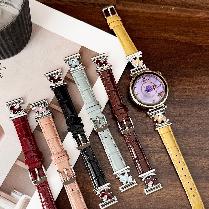 หนัง Pony สําหรับ Huawei Watch GT 6 สาย Huawei gt6 สาย Huawei Watch GT 5 สาย Huawei Watch GT 5 Pro /