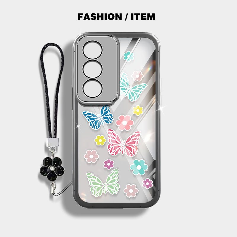 VRQR สําหรับ Oppo A3 Pro 5G A3X A3 5G 4G A60 4G A1 A98 F23 5G Dopamine Mini Butterfly Clear เคสโทรศั