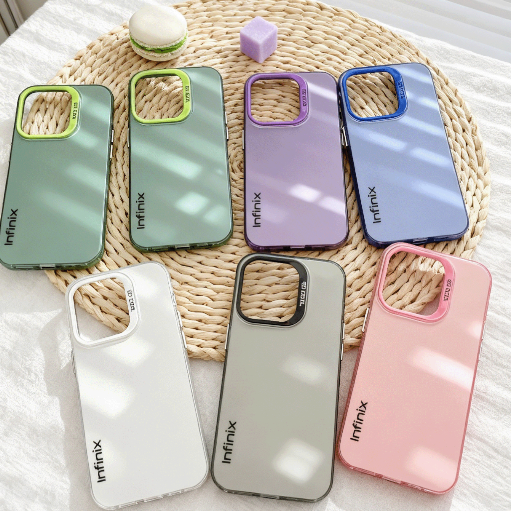 ความเรียบง่ายขั้นสูงโทรศัพท์มือถือกรณีที่มีสีสันสําหรับ Infinix Note 30 40 40S 50 Pro Pro Plus 4G 5G ปลอกกันกระแทกป้องกันพร้อมป้ายฝาครอบโทรศัพท์