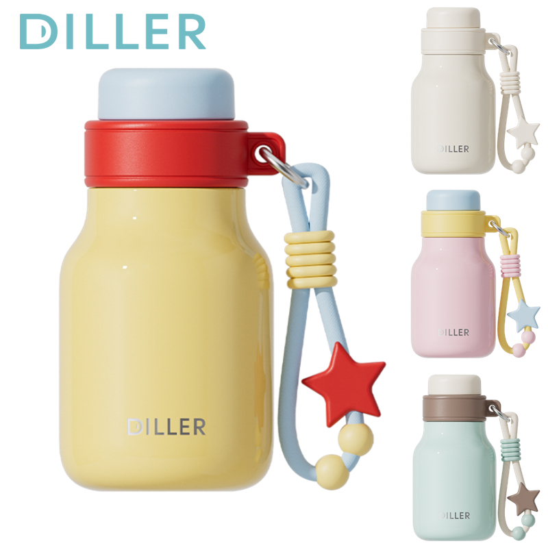 Diller Cute Thermos 320ml - 316L Stainless Steel, Temperature Retention D9508