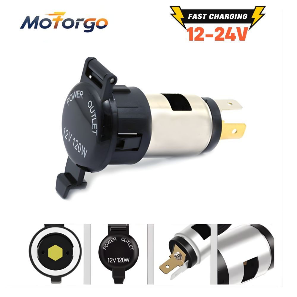 ซ็อกเก็ต DC 12V ที่จุดบุหรี่ในรถยนต์ 12V ปลั๊กไฟตัวเมียทดแทนใช้ได้กับรถบรรทุก RV