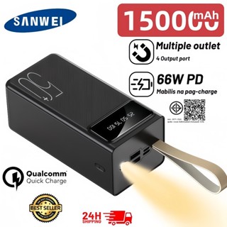 🚀【รับประกัน 5 ปี】🎁150000mAh ธนาคารพลังงานชาร์จเร็วแบบเดิมพร้…