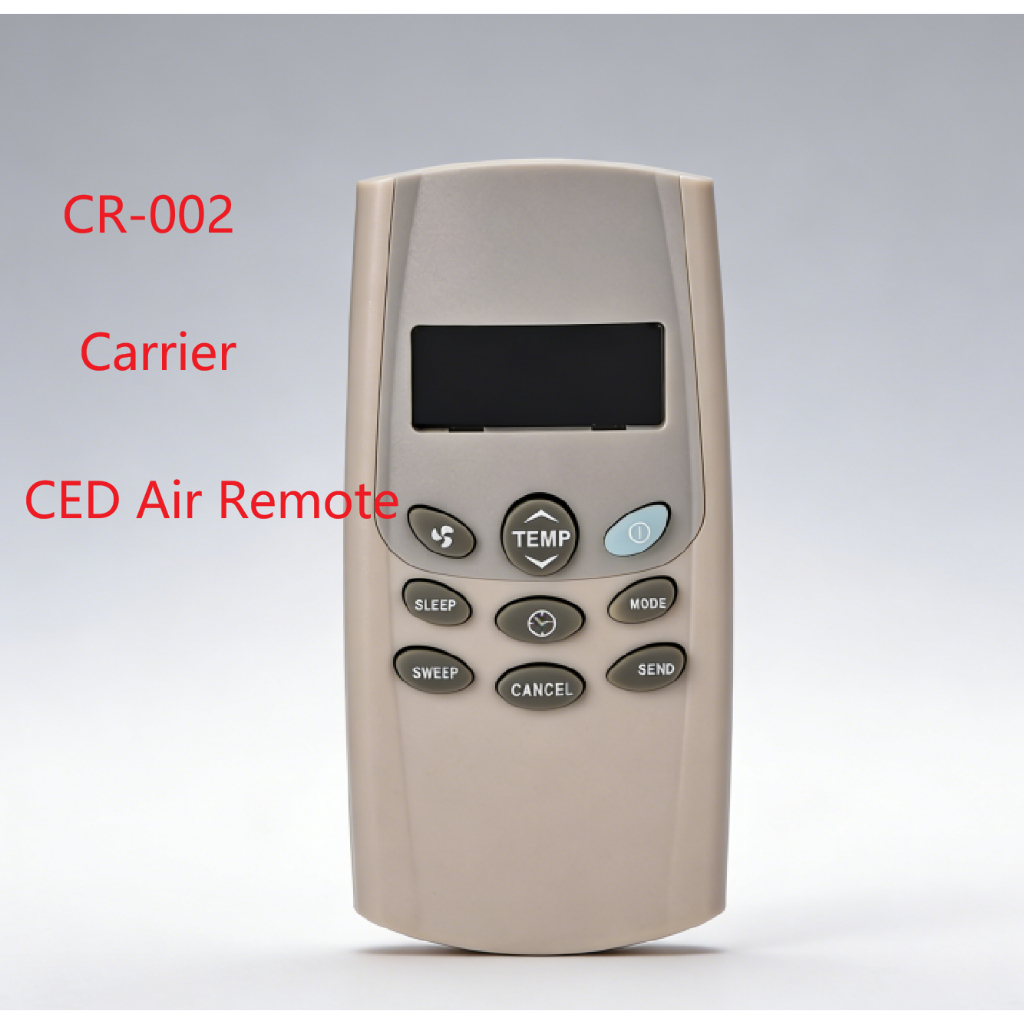 ใหม่ CR-002 รีโมทคอนโทรลสําหรับ Carrier Air Conditioner Carrier Air Cond Aircond Air Conditioner CR-