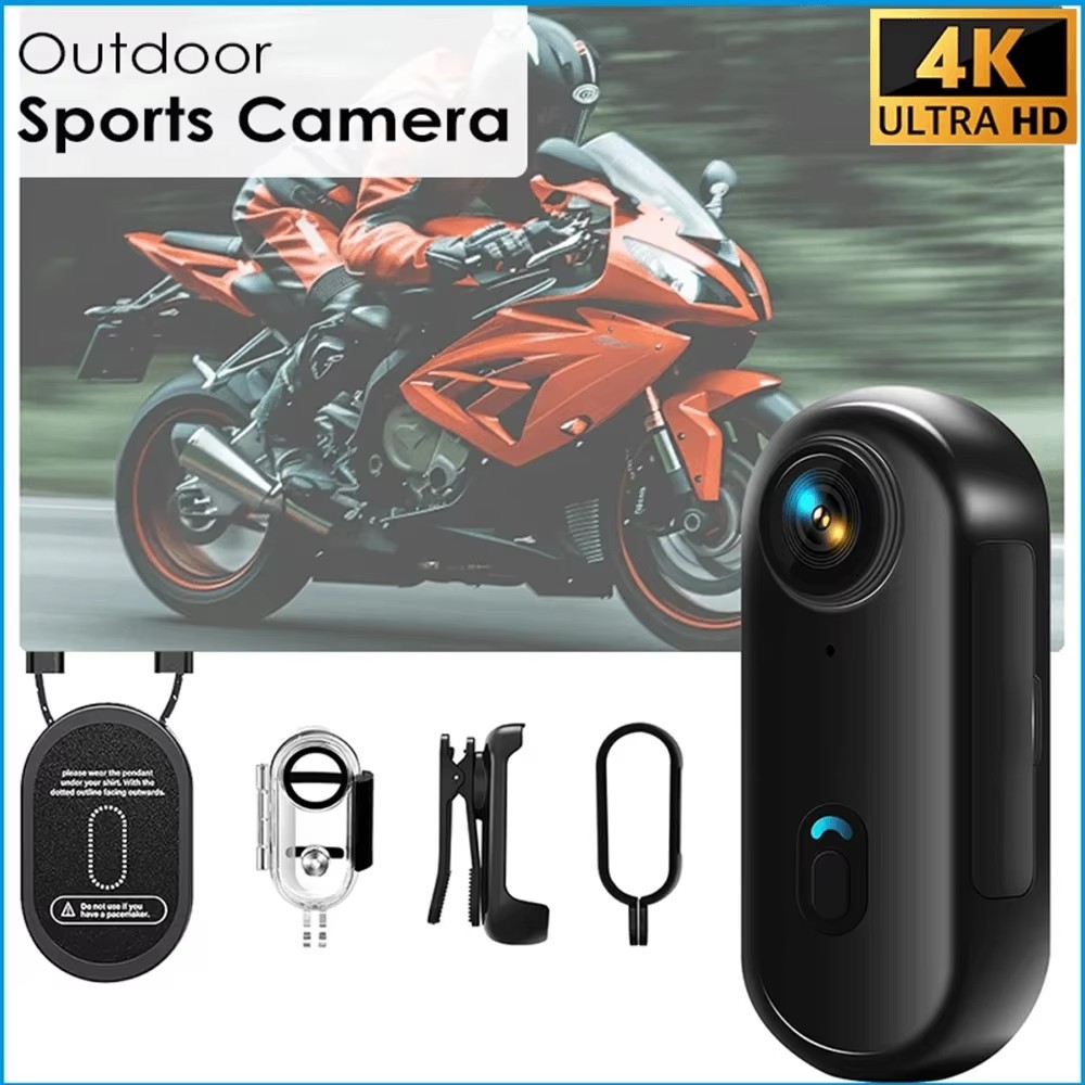 PRO Mini Action กล้อง 4K/30FPS H88 วิดีโอ 30M การเชื่อมต่อ WiFi กันน้ํากล้องดิจิตอล