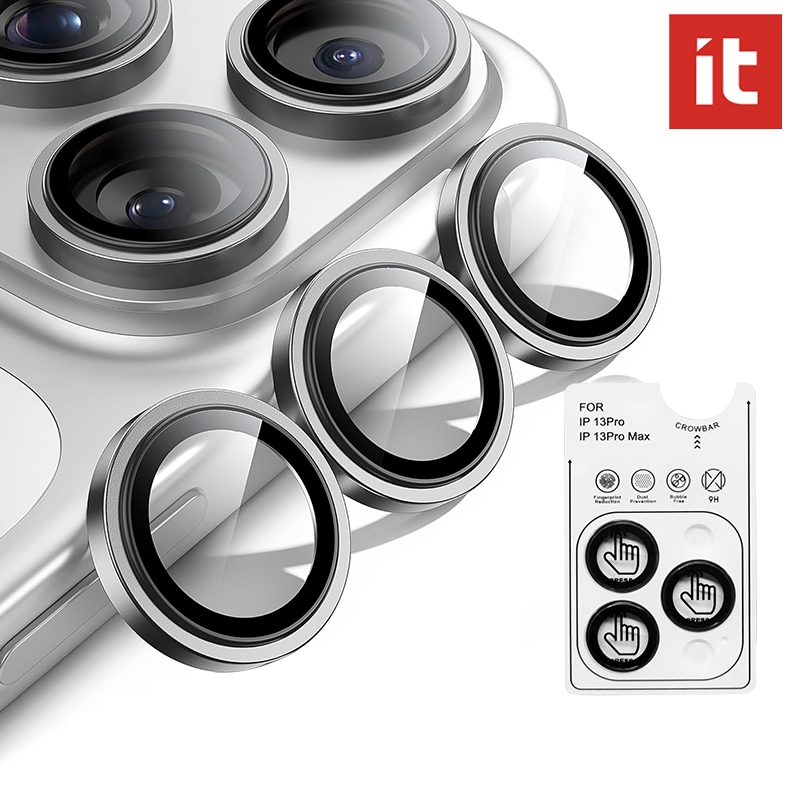it ฟิล์มป้องกันเลนส์กล้องสําหรับ iPhone 17 16 13 Pro Max-14 plus 15 pro 12 11 , AR + AF กระจกนิรภัย, 9H Ultra-Tough Metal ส่วนบุคคลฝาครอบเลนส์, HD Clear อุปกรณ์เสริมกล้อง